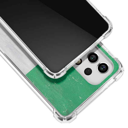 Ireland Flag Distressed Galaxy A53 5G Clear Case